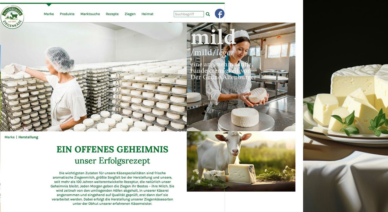 Der Grüne Altenburger Ziegenkäse – Käseproduktionsverfahren