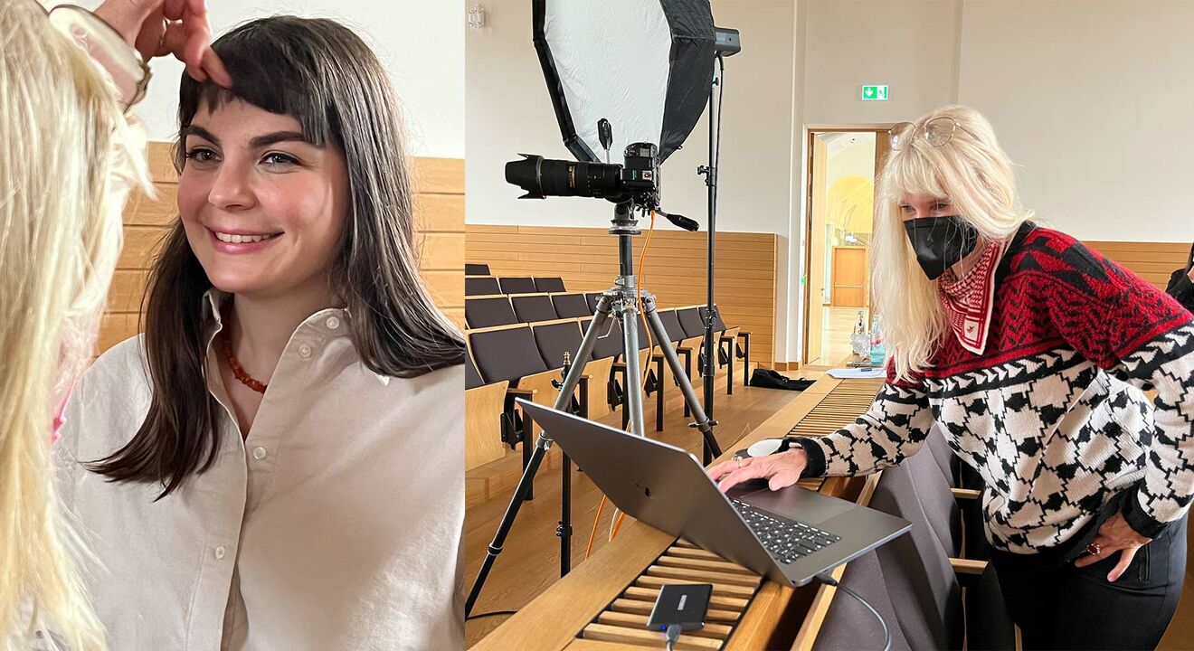 Impressionen vom Shooting am Lehrstuhl Wirtschaftsinformatik | Software & Digital Business