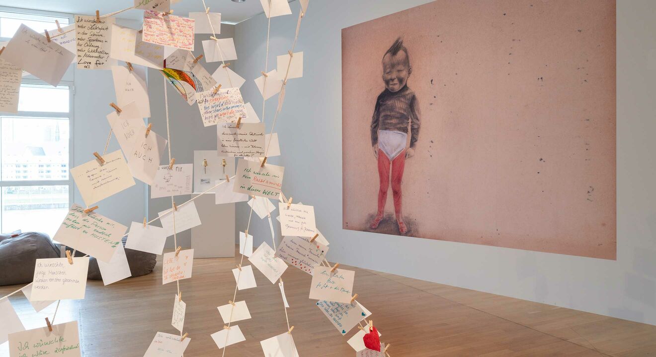 Interaktiver Erlebnisraum "CREATE SPACE" zu Ingrid Godons Ausstellung "Ich wünschte" im MAK