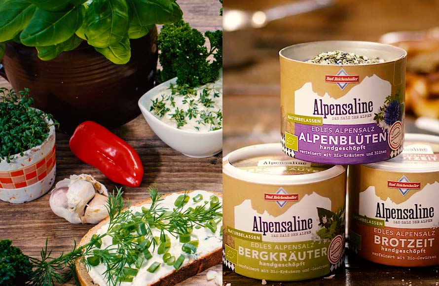 Alpensalz wie in alter Zeit von Hand aus der Siedepfanne geschöpft