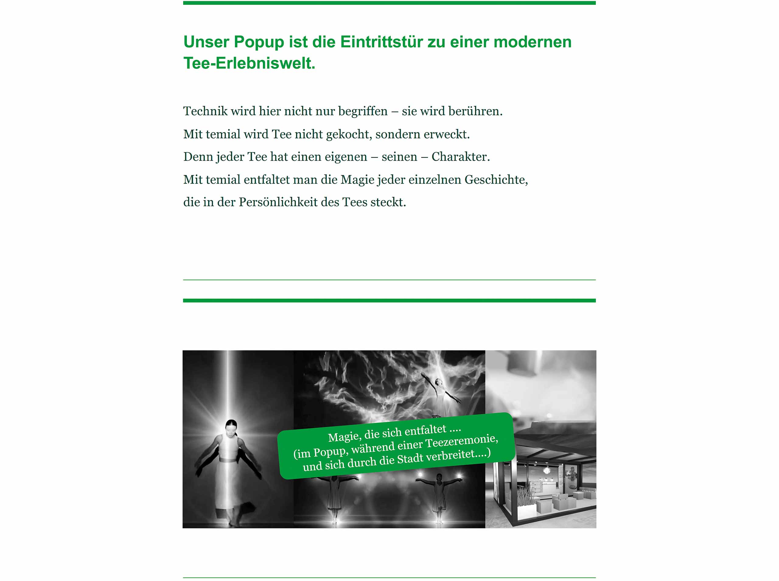 Das Pop-Up als Eintrittstür zu einer modernen Erlebniswelt