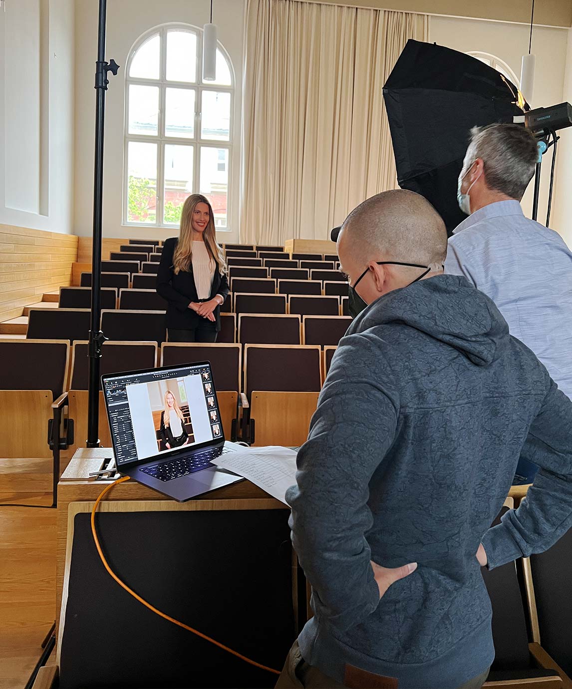TU-Shooting // Abb. Team F+M Fotografie, Mariska Fecho (TU)